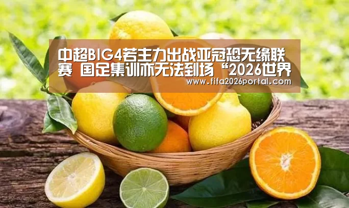 中超BIG4若主力出战亚冠恐无缘联赛 国足集训亦无法到场“2026世界杯”(图5) 2026世界杯